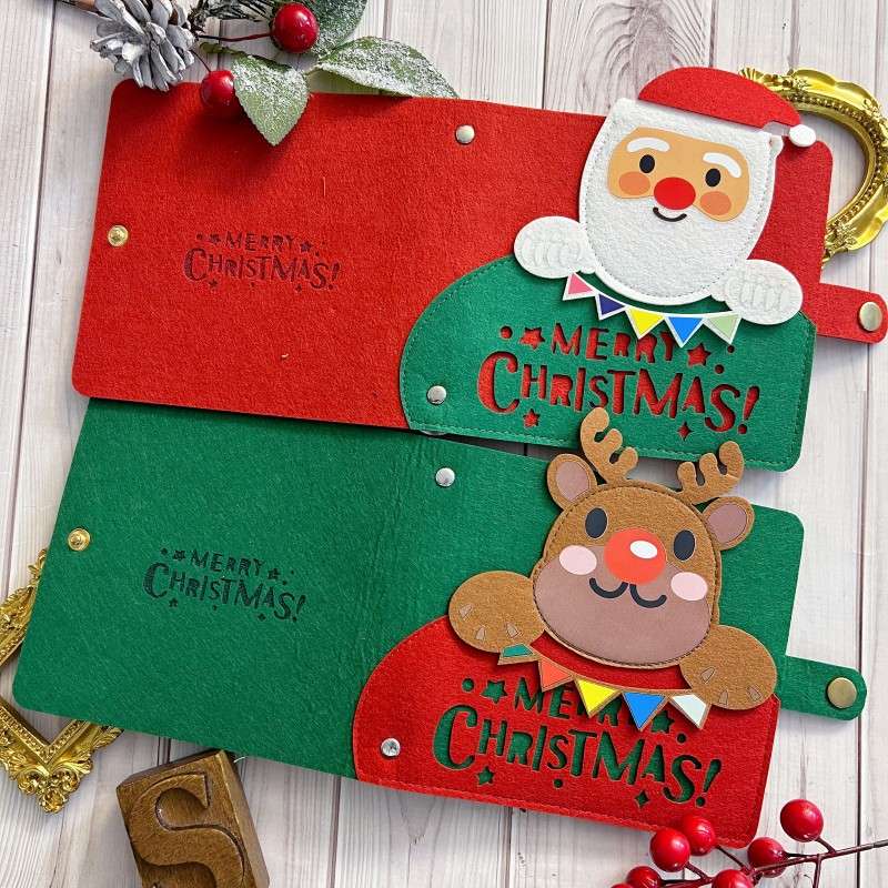 Yule Cheer Felt-Cover Journal