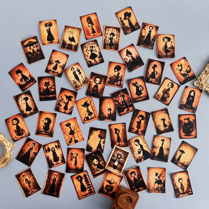 Gothic Stamp Sticker 49PCS