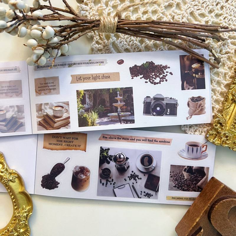 Bold Roast Sticker Book 18Sheets