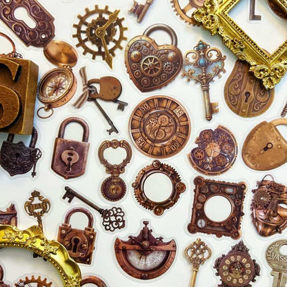 Timeworn Iron Sticker 50PCS