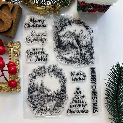 Snowland Story Clear Stamp