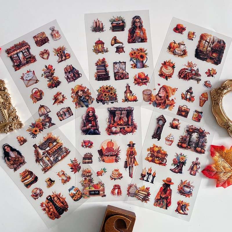 Autumn Daydream Sticker 6PCS
