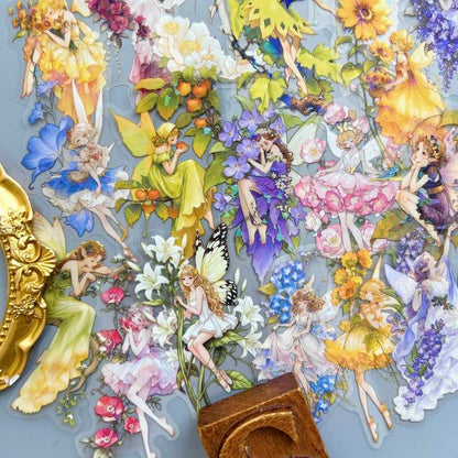 Flower Fairy Sticker 36PCS