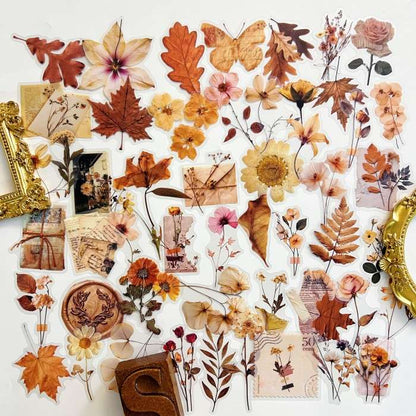 Dried Botanicals Sticker 50PCS