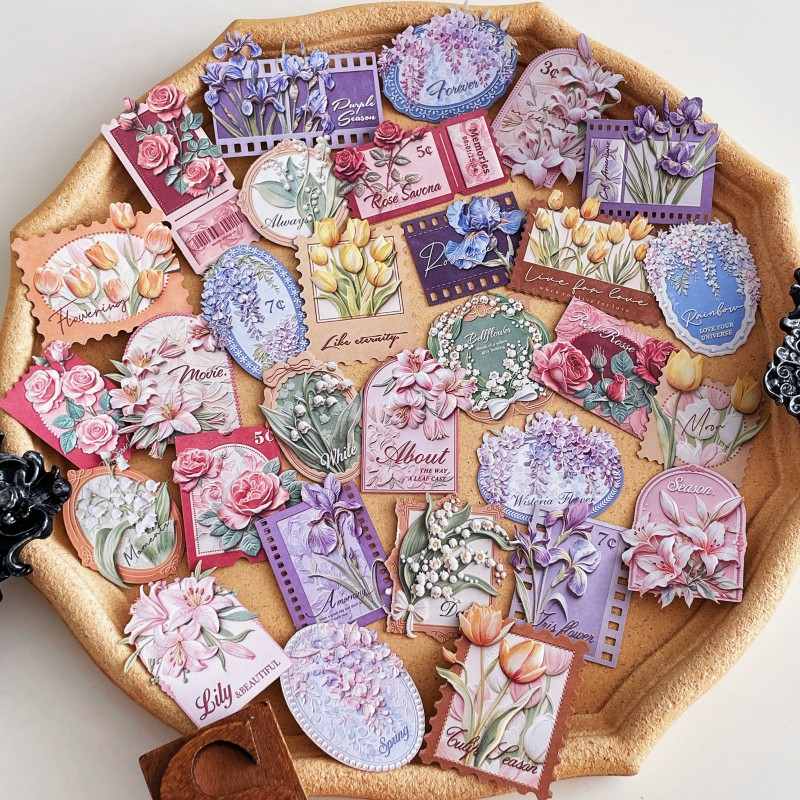 Floating World Paper Sticker 30PCS