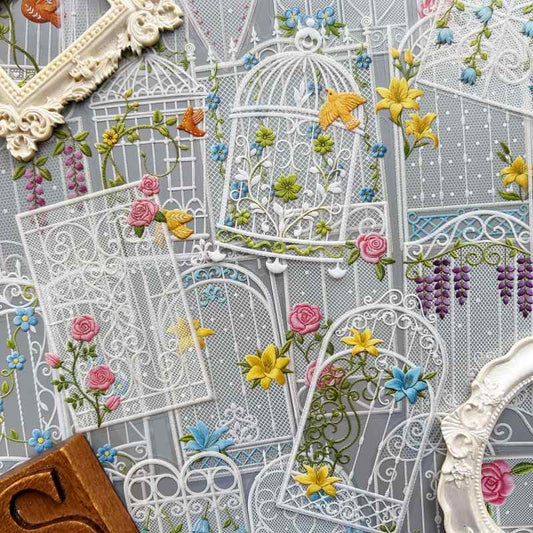 Flower Isle Veil Sticker 30PCS