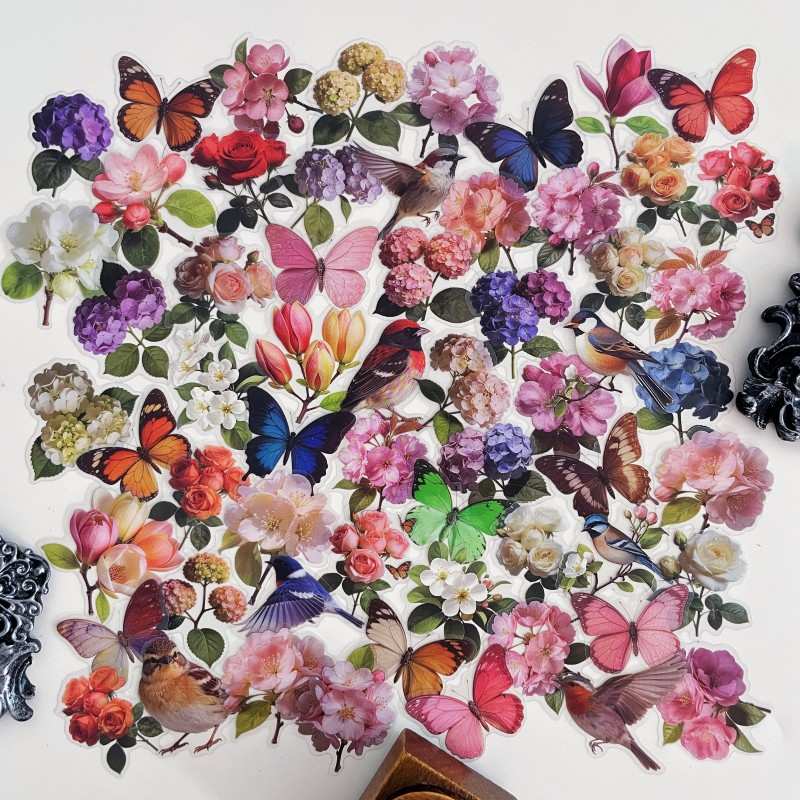 Petal Swarm Sticker 60PCS