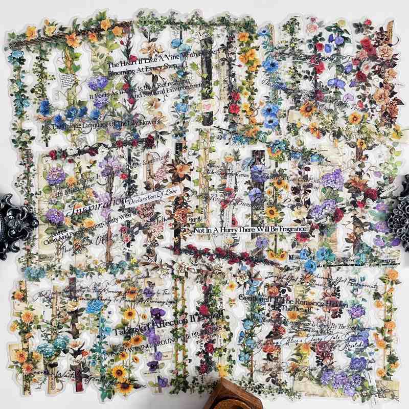 Flowing Vines Sticker 90PCS