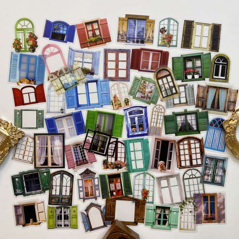 Calm Window Sticker 50PCS