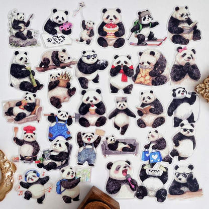 Cute Panda Sticker 30PCS