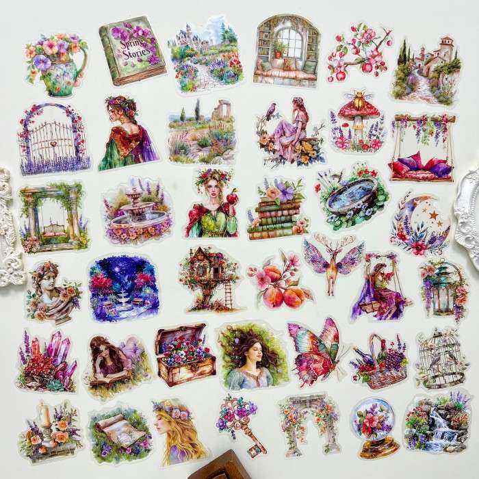Spellbound Garden Sticker 40PCS