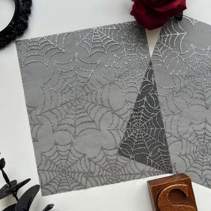 Silvery Cobweb Meshes 2PCS