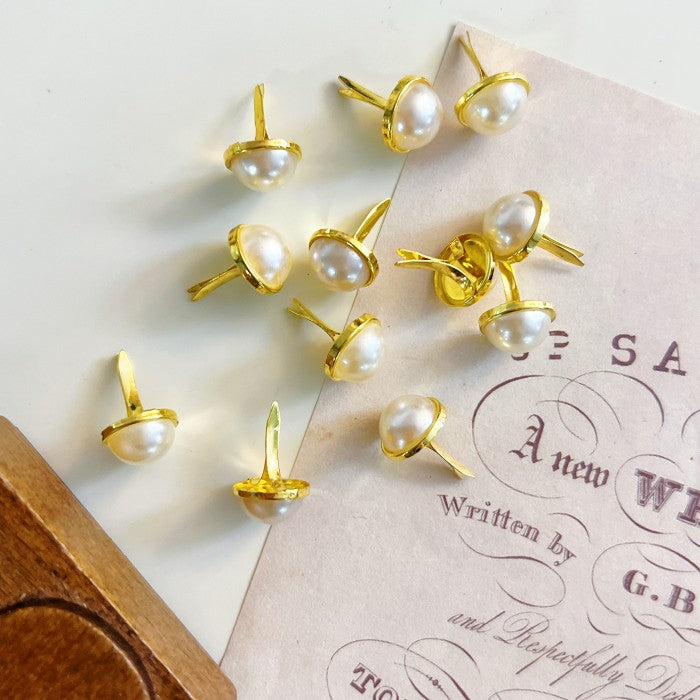 Elegant Drop Paper Fasteners 12PCS