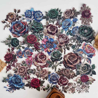 Textile Petal Sticker 32PCS