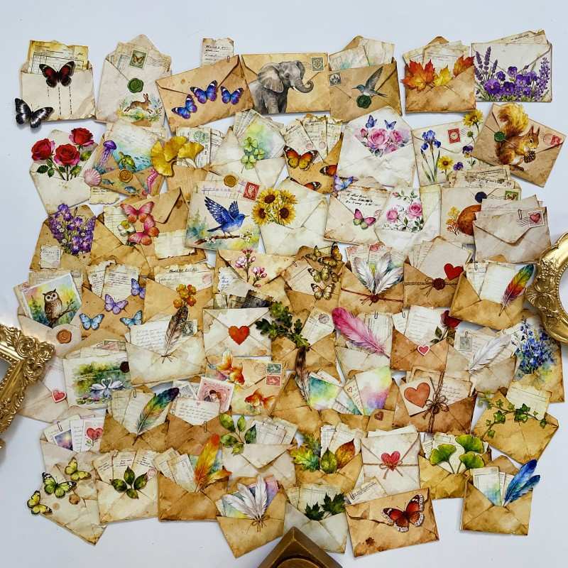 Distant Letter Sticker 60PCS