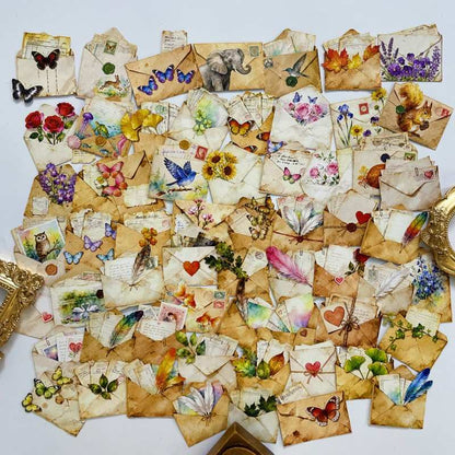 Distant Letter Sticker 60PCS