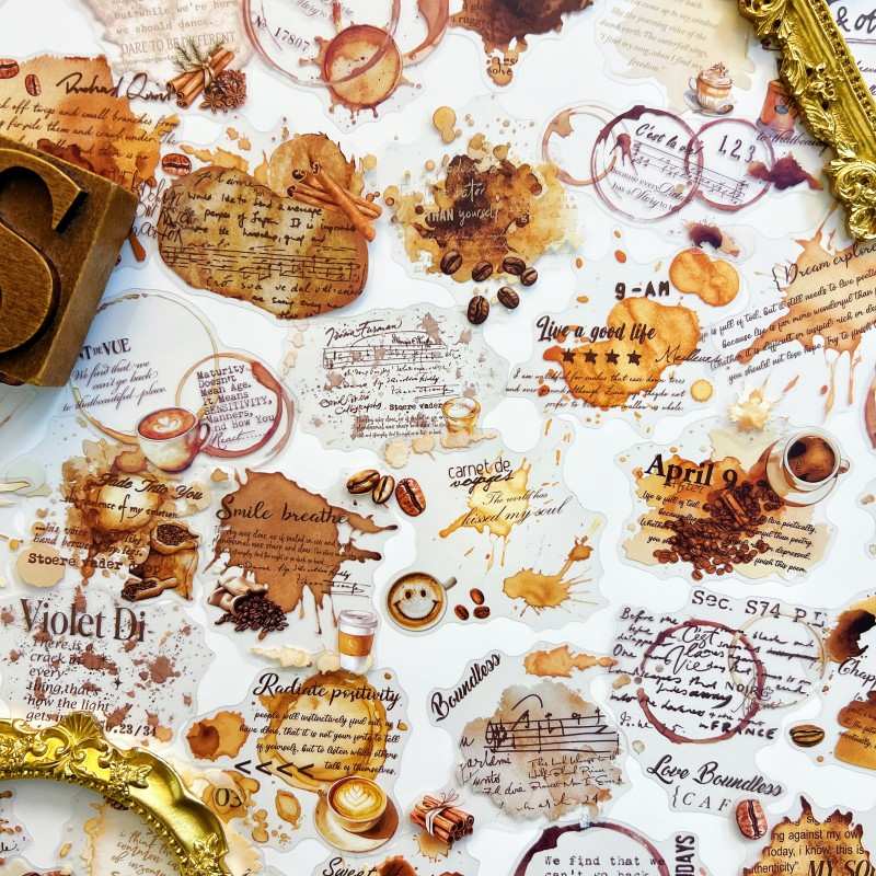 Coffee Aroma Sticker 60PCS