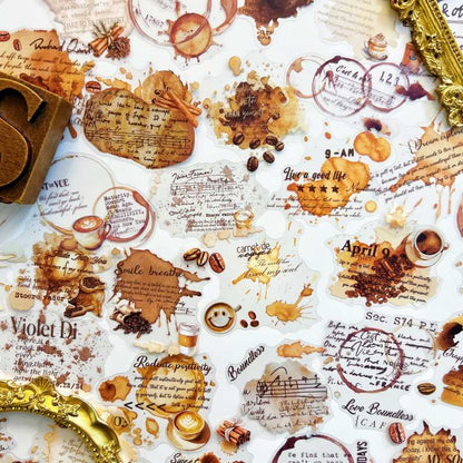 Coffee Aroma Sticker 60PCS