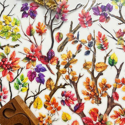 Vibrant Foliage Sticker 150PCS