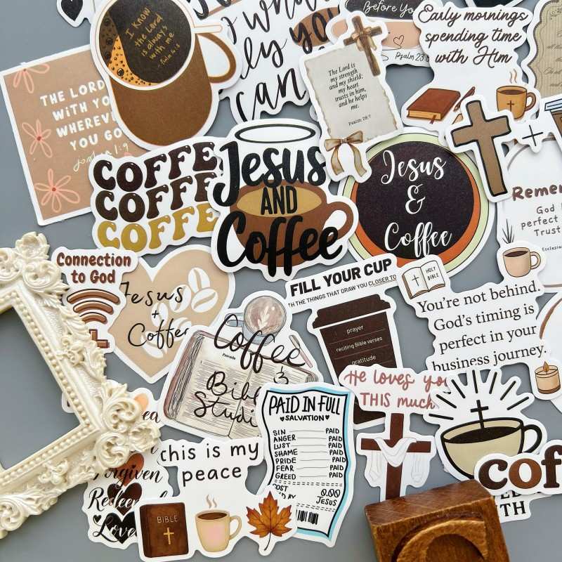 Bean Quotes Sticker 50PCS