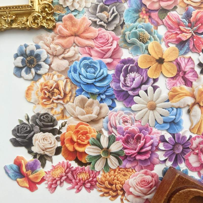 Blooming Velvet Sticker 90PCS