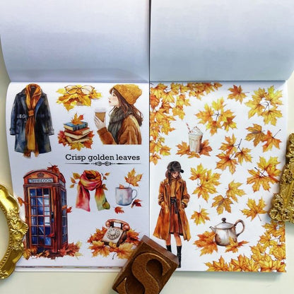 Caramel Crunch Sticker Book 20Sheets