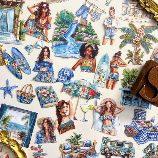 Coconut Breeze Sticker 60PCS
