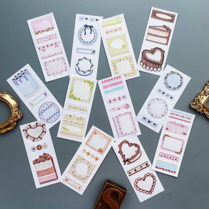 Creamy Flower Sticker