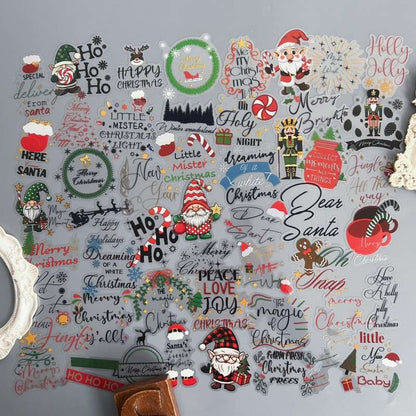 Christmas Word Sticker 50PCS