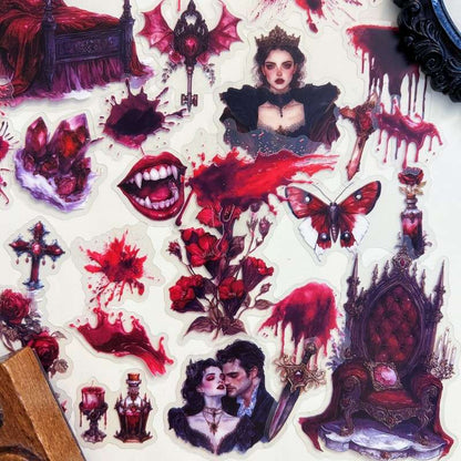 Crimson Queen Sticker 60PCS