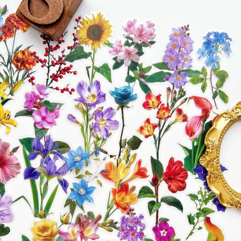 Rich Bloom Sticker 60PCS