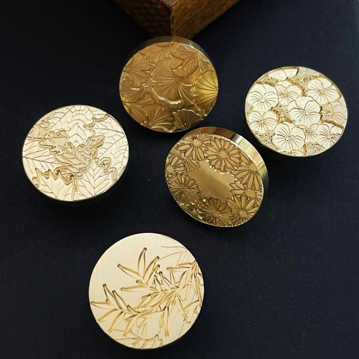 Carved Greenery Sealing Wax Stamp