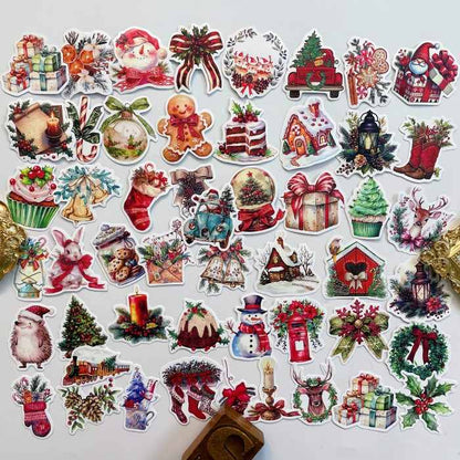 Watercolor Noel Sticker 50PCS