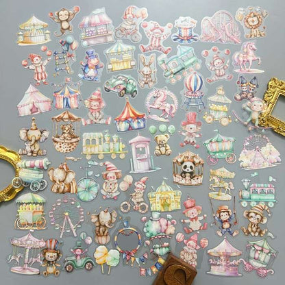 Amusement Park Sticker 60PCS