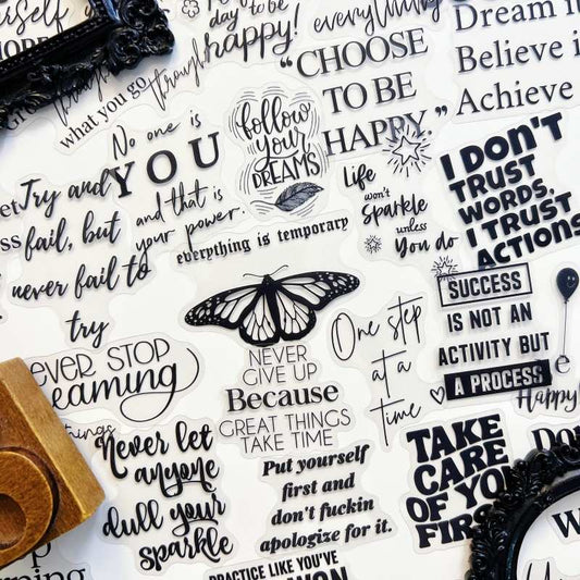 Rise Words Sticker 50PCS