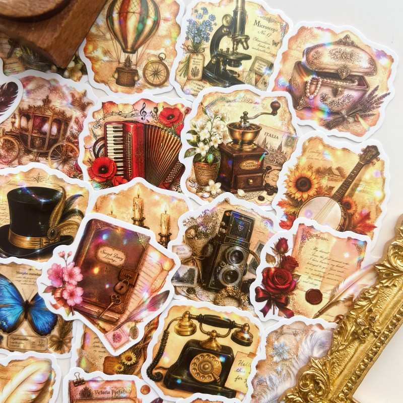 Faded Letter Sticker 50PCS