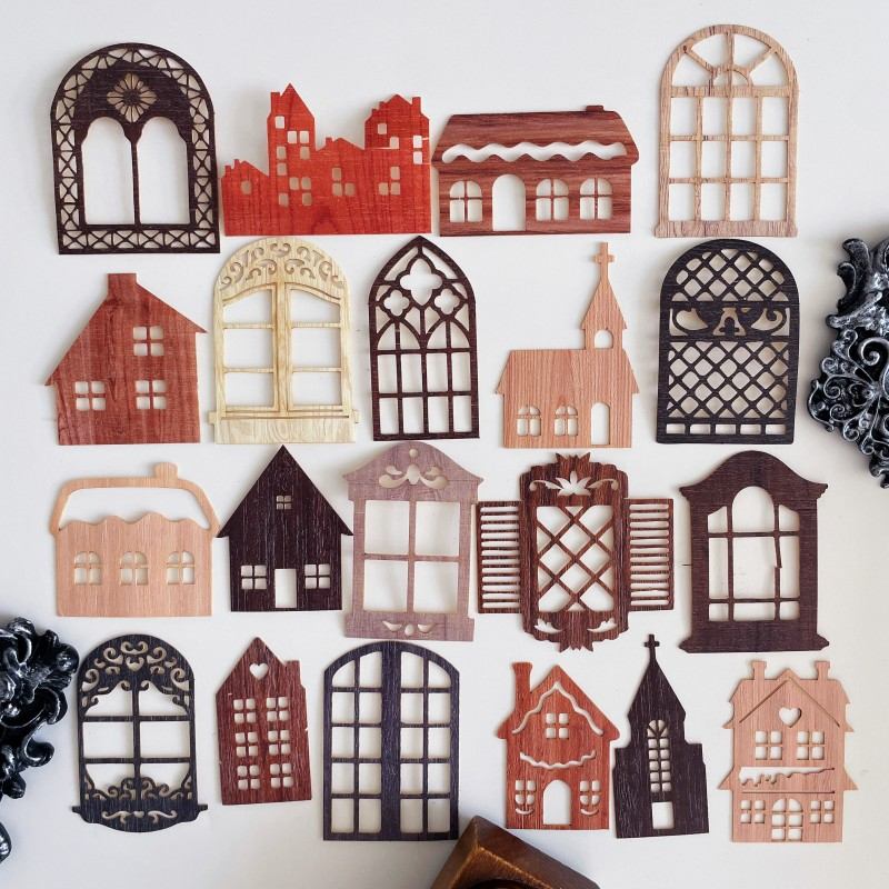 Window Stories Wooden Die-Cuts