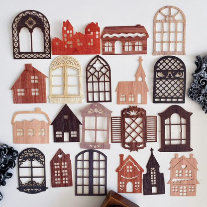 Window Stories Wooden Die-Cuts