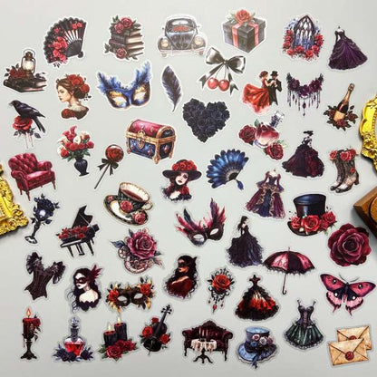 Masquerade Ball Sticker 50PCS