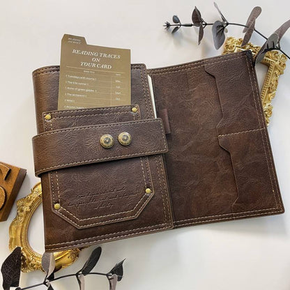 Time Scale Trifold Loose-Leaf Journal