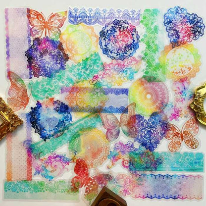 Magic Color Boundary Sticker 30PCS