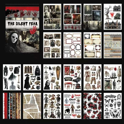 The Silent Fear Sticker Book 20Sheets