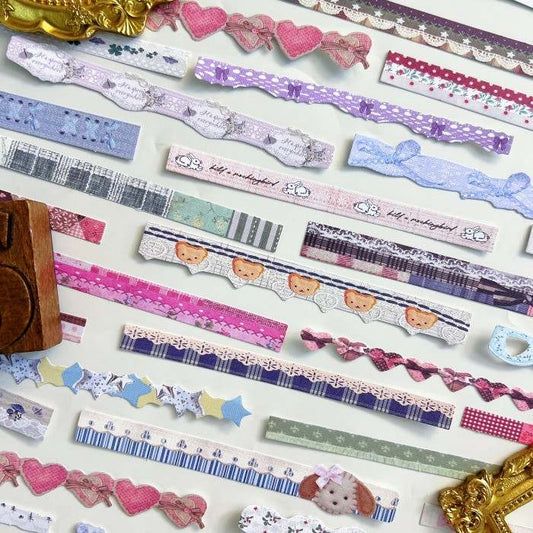 Fabric Lace Sticker 40PCS