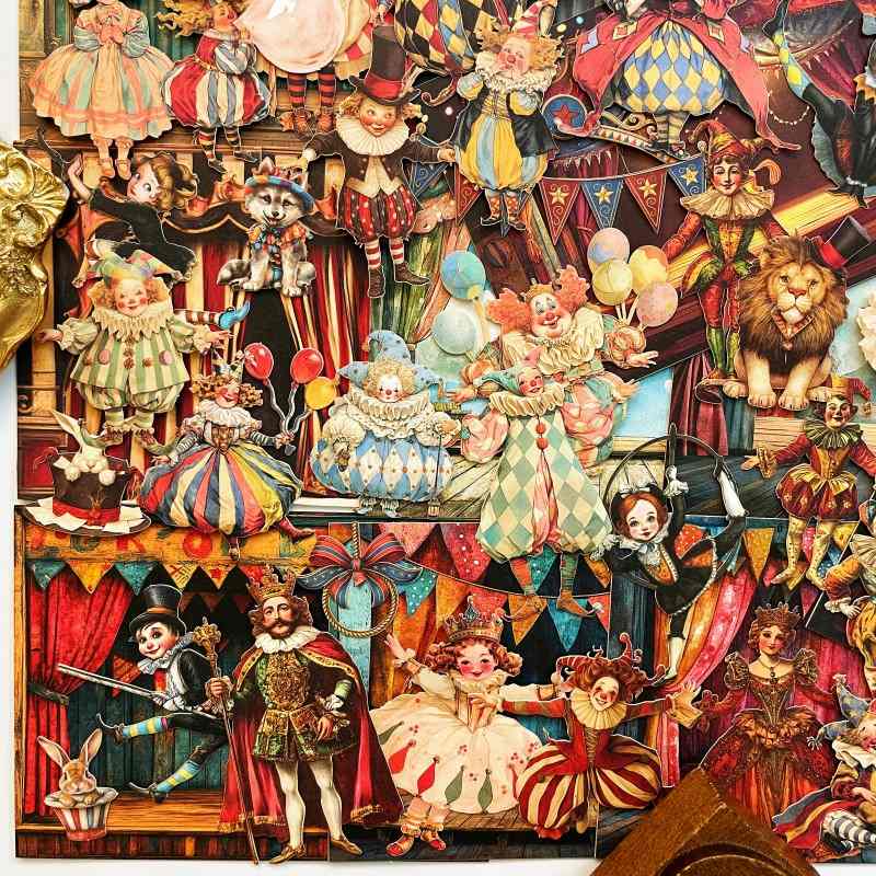 Carnival Party Sticker 90PCS