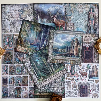 Secret Grove Collage Paper 12Sheets