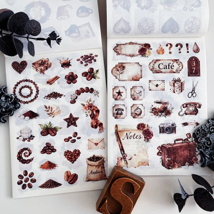 Coffee Daily Sticker Book 24Sheets