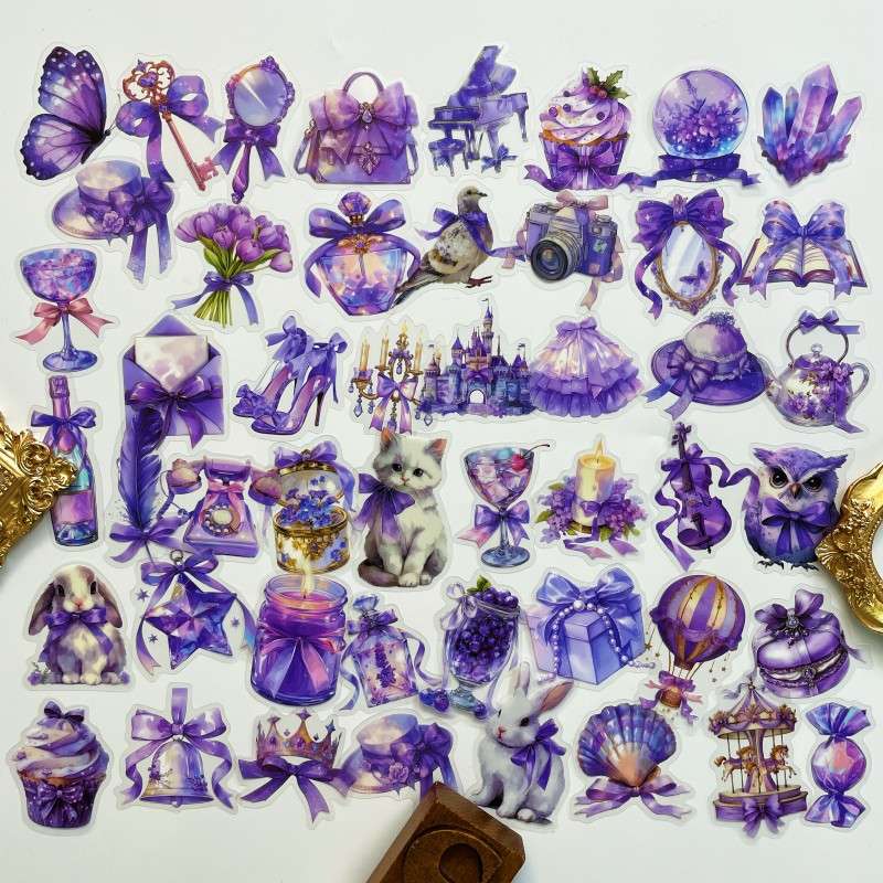 Amethyst Haze Sticker 50PCS