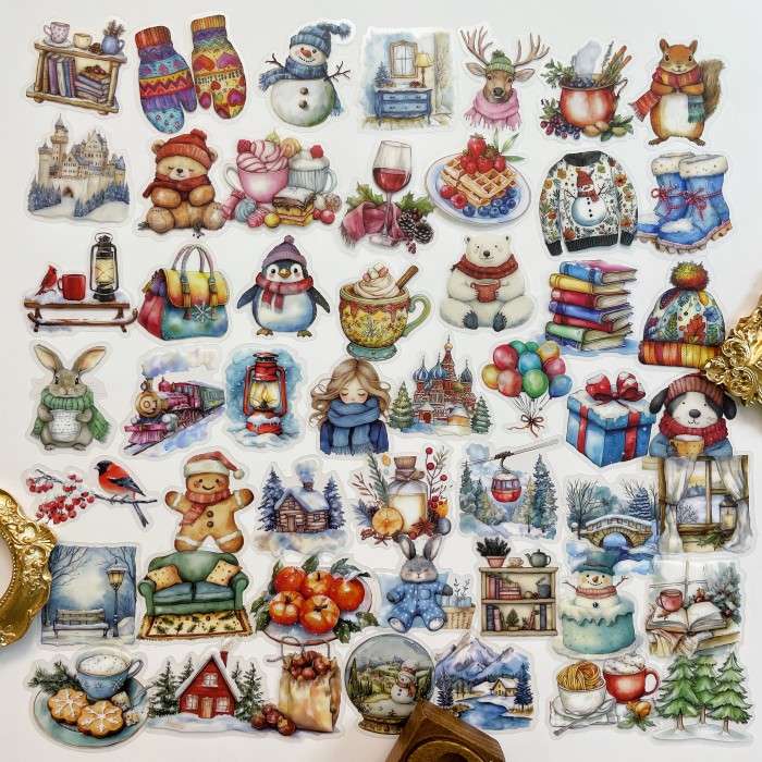 Snowday Picks Sticker 50PCS