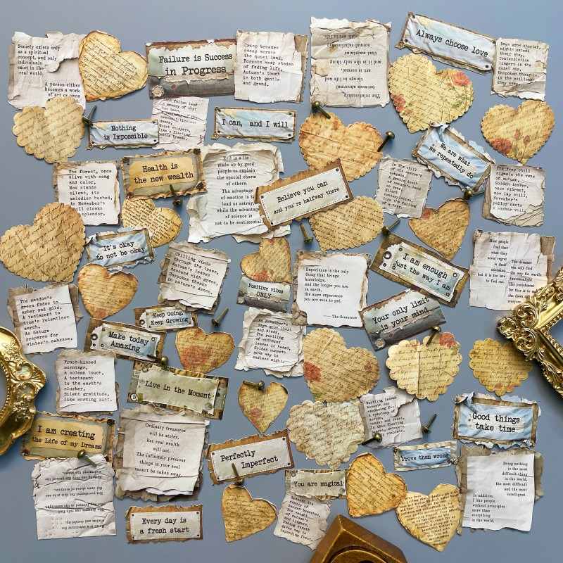 Letter Across Time Sticker 75PCS