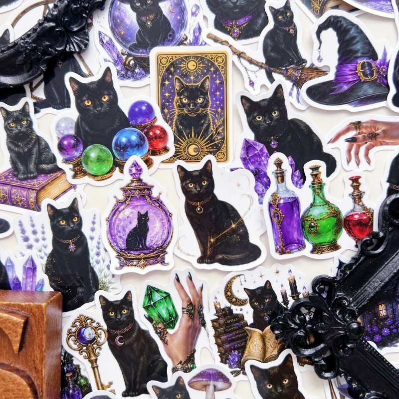 Shadow Kitty Sticker 50PCS